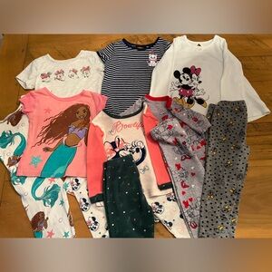 Bundle of 12 Size 3T Disney clothing items